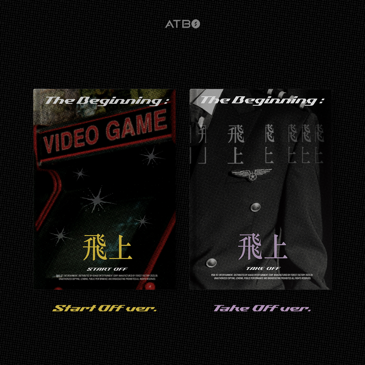 [全款 裸专] [线下签售活动] [2CD 套装] ATBO - 迷你3辑 [The Beginning : 飛上] (Start Off Ver. + Take Off Ver.)_atbo散粉