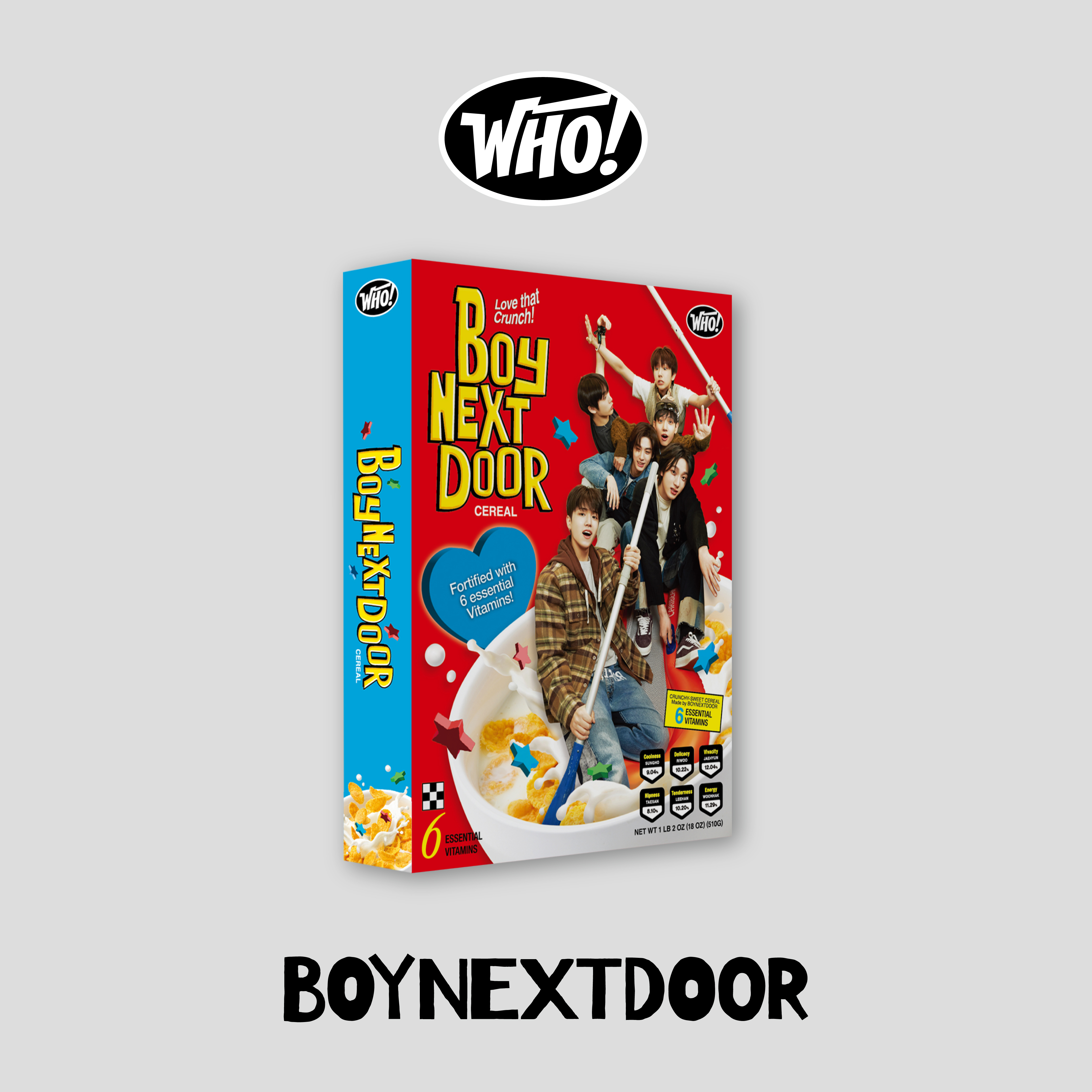 보이넥스트도어 (BOYNEXTDOOR) - 싱글앨범 1집 [WHO!] (Crunch Ver.)