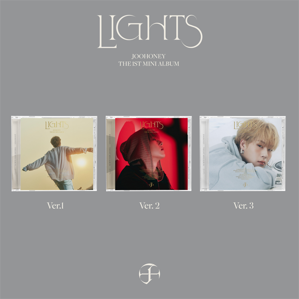 [全款 裸专] [3CD 套装] JOOHONEY - 1st Mini Album [LIGHTS] (Jewel Ver.) (Ver.1 + Ver.2 + Ver.3)_Jooheonbar_李周宪吧