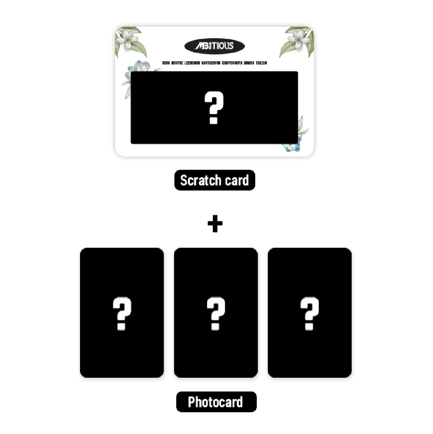 [全款] Mbitious - SCRATCH CARD + RANDOM PHOTOCARD SET [THE 2ND SPECIAL MD] OFFICIAL MD_李浩沅LeeHoWon_HOLY