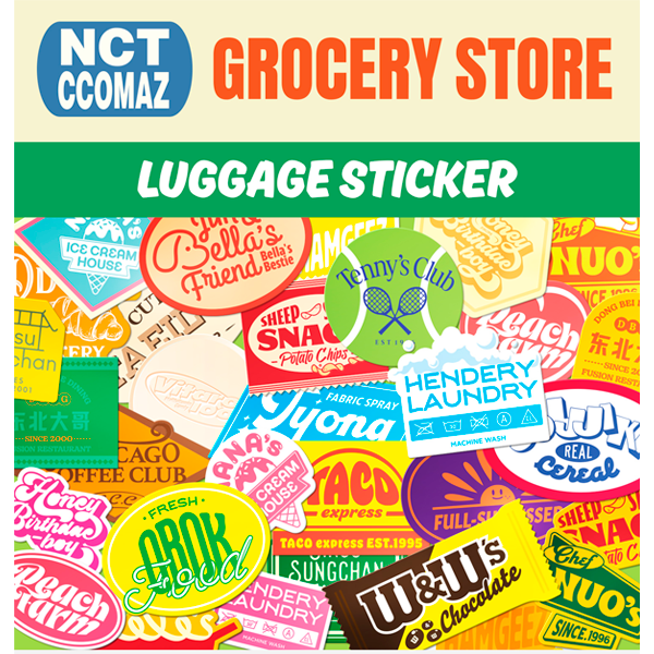 NCT -  LUGGAGE STICKER [NCT CCOMAZ GROCERY STORE MD]