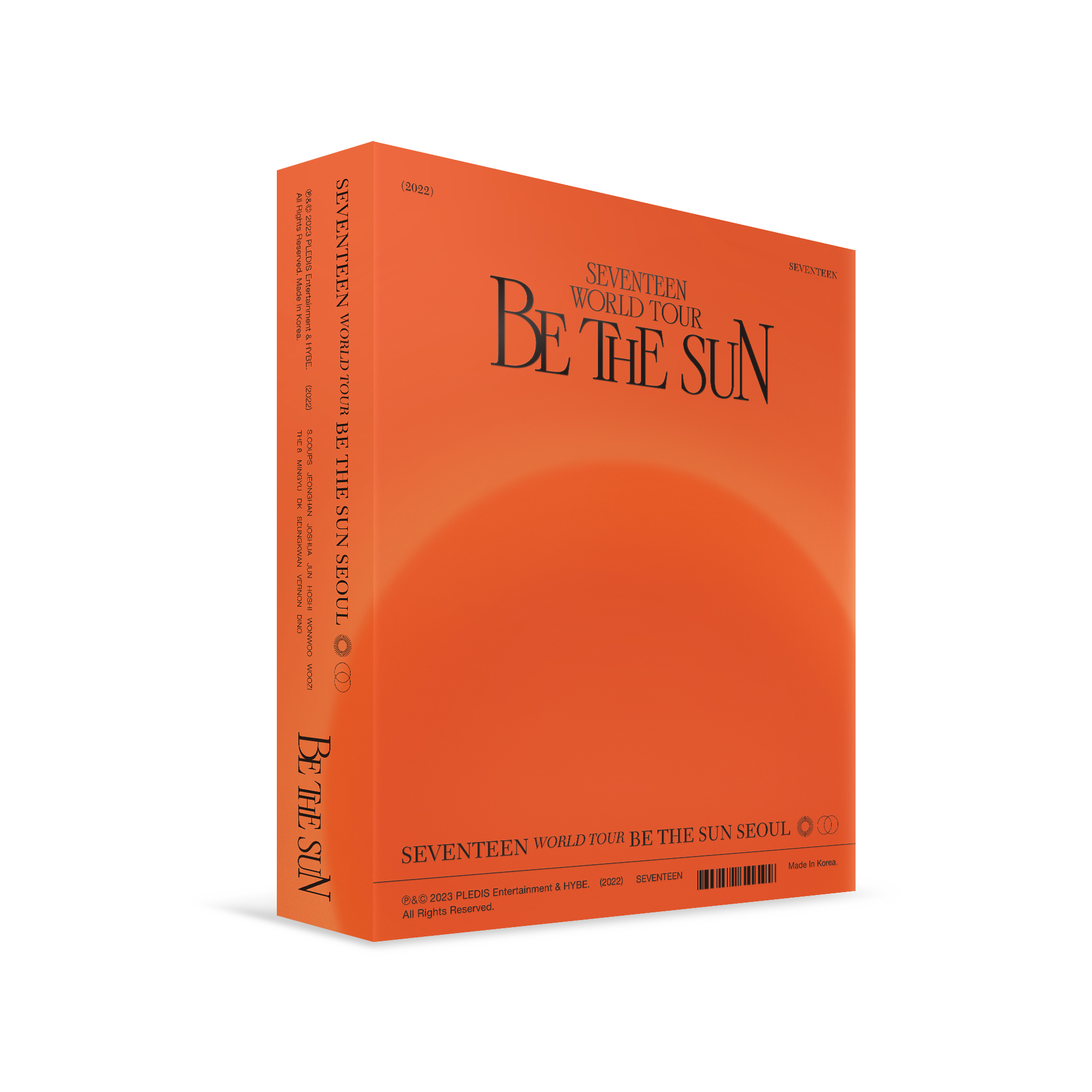 SEVENTEEN - SEVENTEEN WORLD TOUR [BE THE SUN] - SEOUL DVD