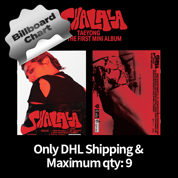 [Counting towards Billboard chart] TAEYONG - 1st Mini Album [SHALALA] (Thorn Ver.) (DHL Shipping Only & Maximum qty: 9)