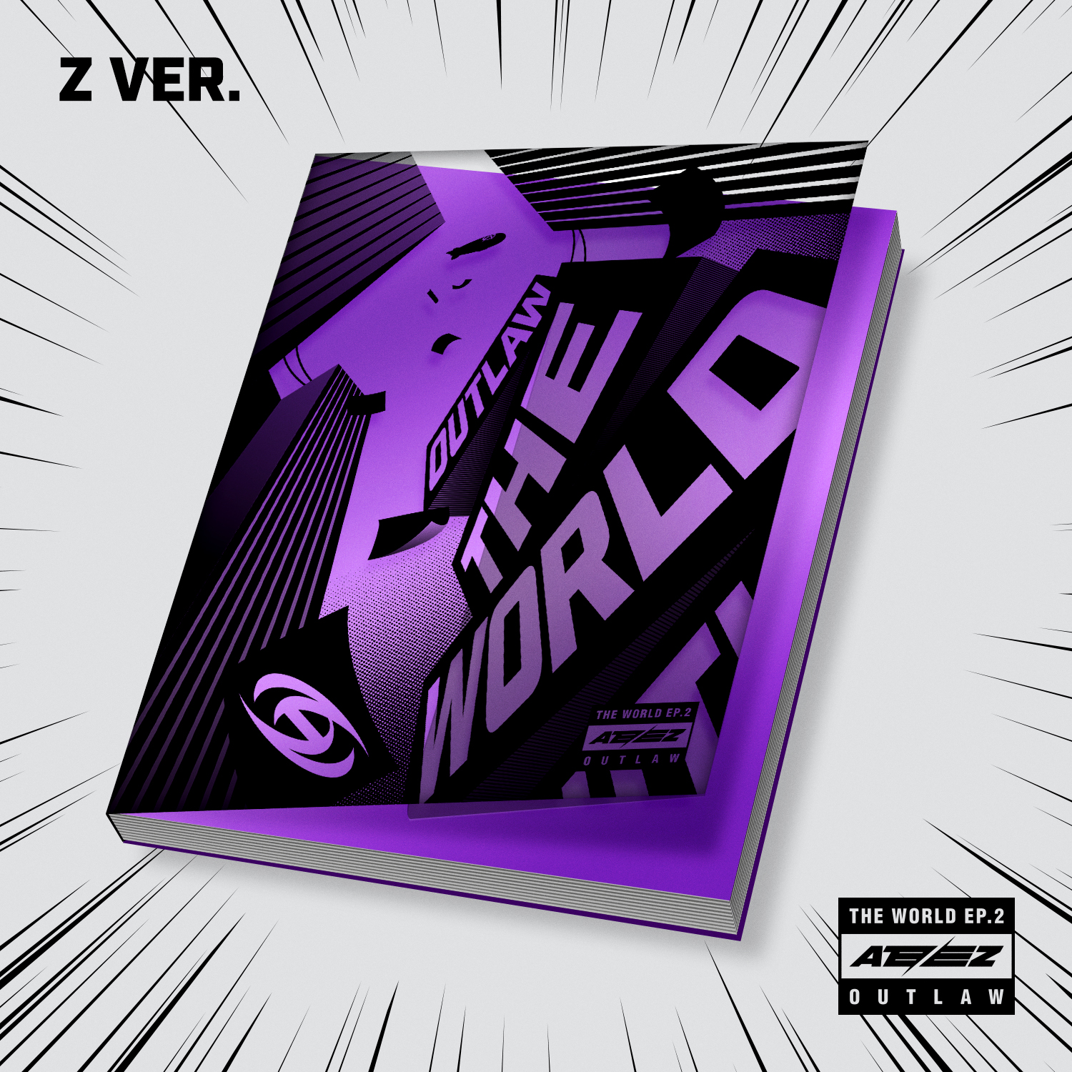 ATEEZ - ミニアルバム9集 [THE WORLD EP.2 : OUTLAW] (Z VER.)
