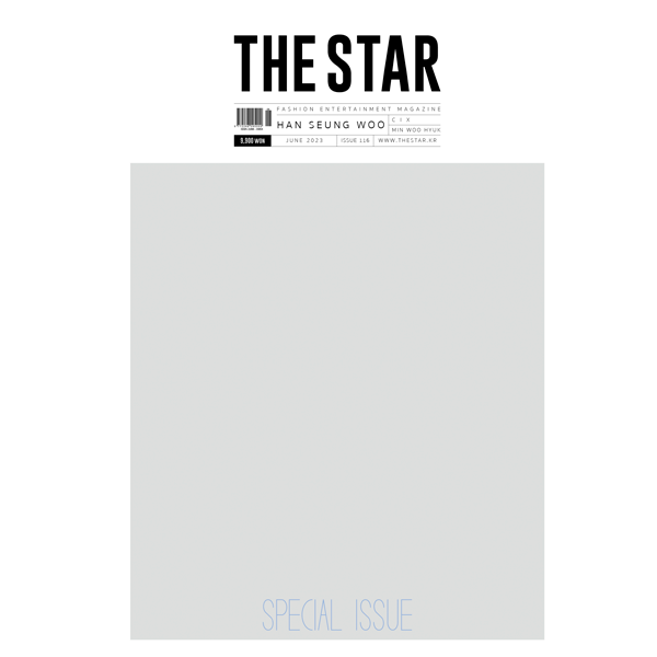 THE STAR 2023.06 (Front Cover : HAN SEUNG WOO / Back Cover : CIX / Content : HAN SEUNG WOO 12p, CIX 16p, MIN WOO HYUK 10p)