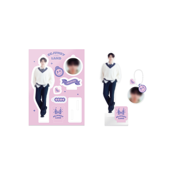 [全款] SEJUN - [ACRYLIC KIT] 1st FANMEETING [SEJUNEY LAND] OFFICIAL MD_StrawberryJelly_林势俊