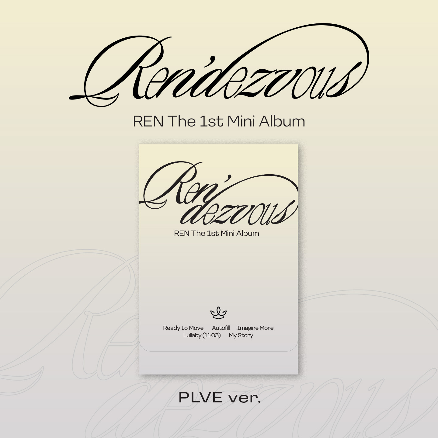 REN - The 1st Mini Album [Ren'dezvous] (PLVE ver.)