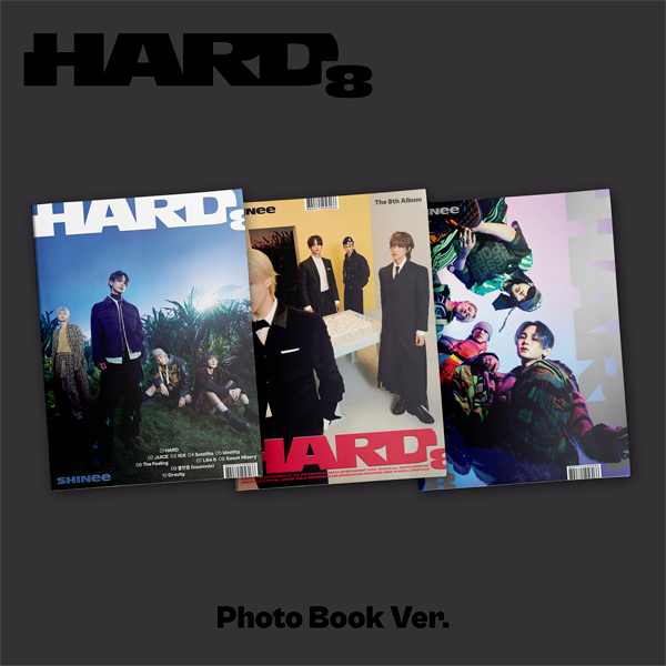 SHINee - 正規アルバム8集 [HARD] (Photo Book Ver.) (ランダムバージョン)