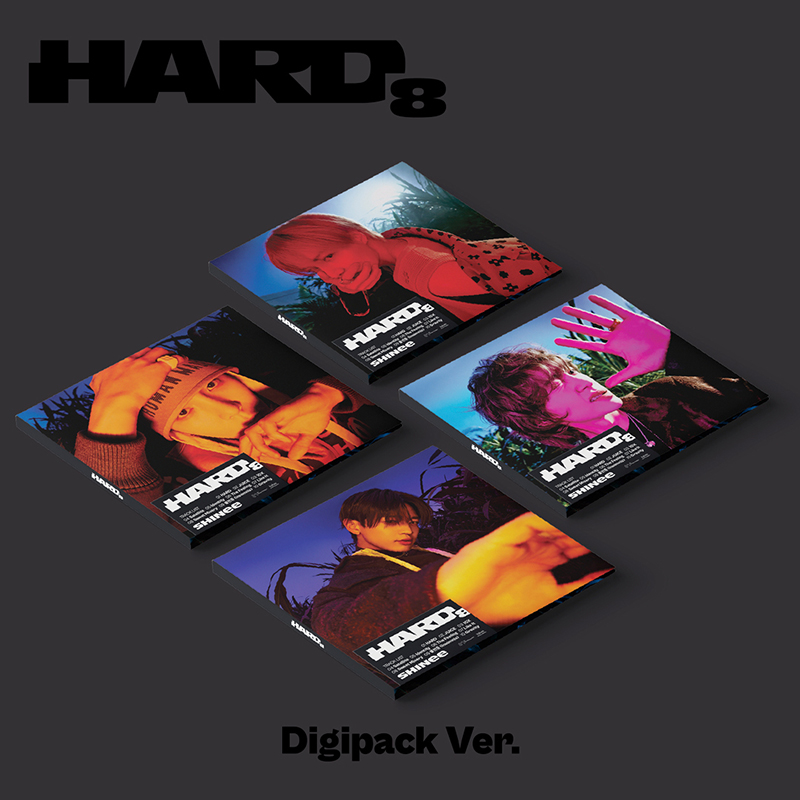 [全款 裸专] [4CD 套装] SHINee - 正规8辑 [HARD] (Digipack Ver.)_崔珉豪吧