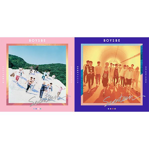 [2CD SET] SEVENTEEN - 2nd Mini Album [BOYS BE] (HIDE Ver. + SEEK Ver.) (Reissue)