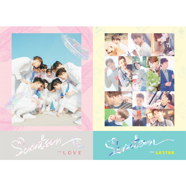 ktown4u.com : [2CD SET] SEVENTEEN - 1st Album [FIRST LOVE & LETTER] (LOVE  Ver. + LETTER Ver.) (Reissue)
