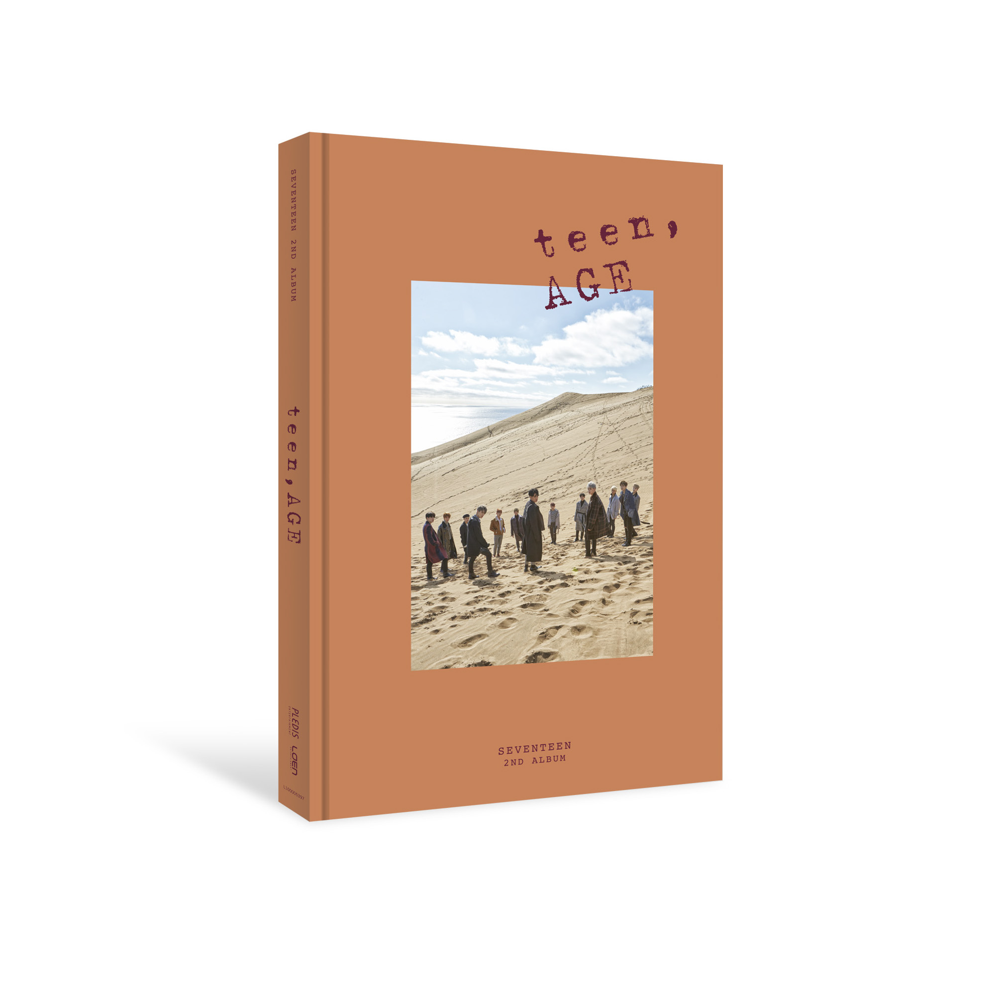 SEVENTEEN - 2nd Album [TEEN, AGE] (ORANGE Ver.) (Reissue)