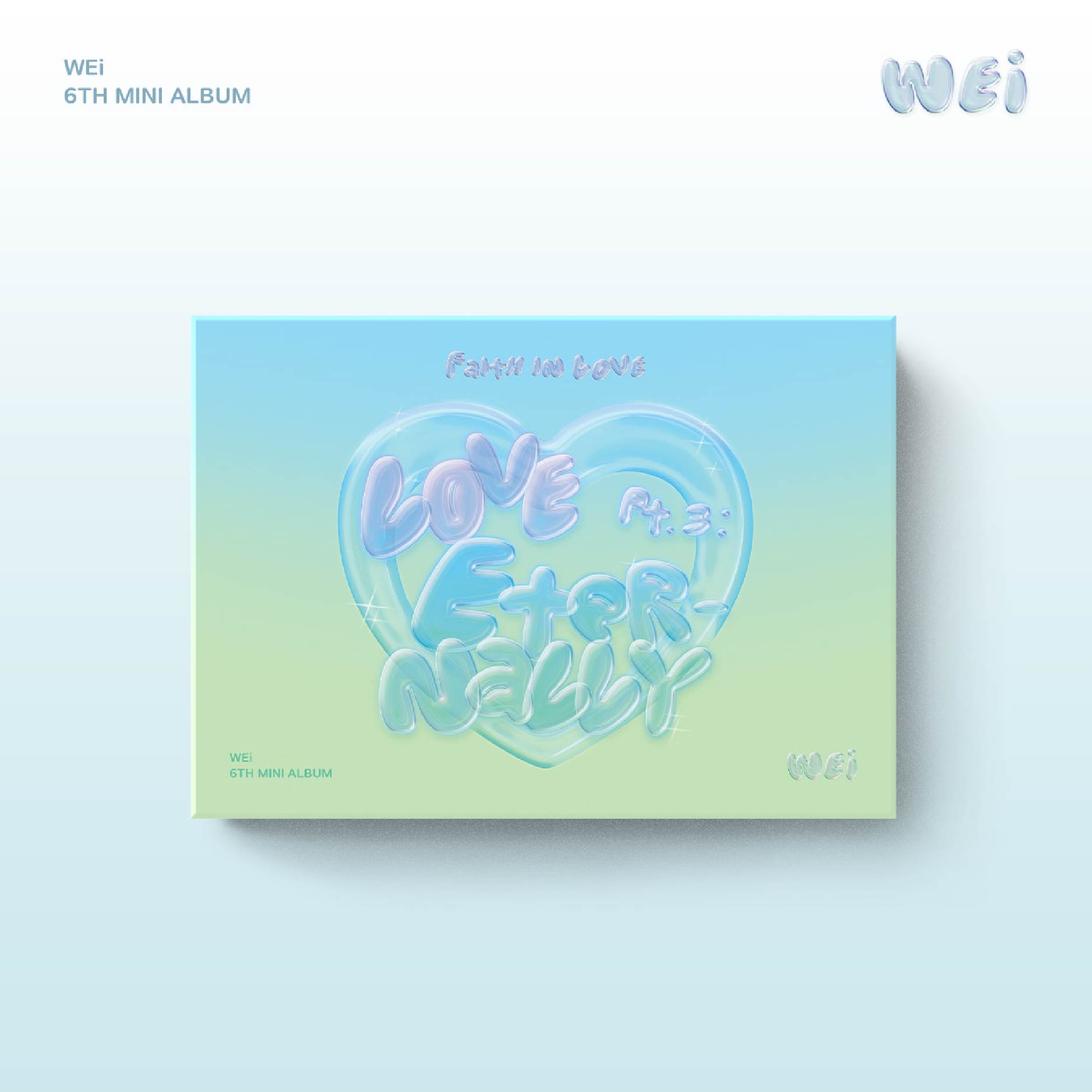 위아이 (WEi) - 미니앨범 6집 [Love Pt.3 : Eternally] (PocaAlbum Ver.) (Faith in love Ver.)