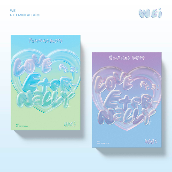 [2CD 세트상품] 위아이 (WEi) - 미니앨범 6집 [Love Pt.3 : Eternally] (Faith in love ver. + Eternal love Ver.)