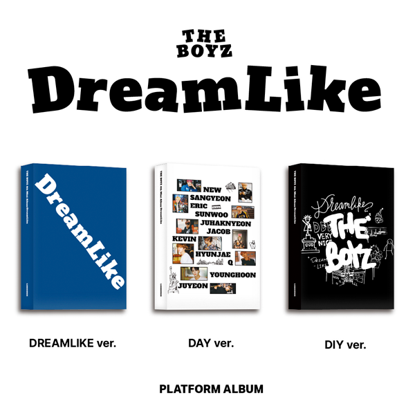[全款 裸专] [3CD 套装] THE BOYZ - 迷你4辑 [DREAMLIKE] (Platform Ver.) (DREAMLIKE ver. + DAY ver. + DIY ver.)_金泳勋吧_YoungHoonBar