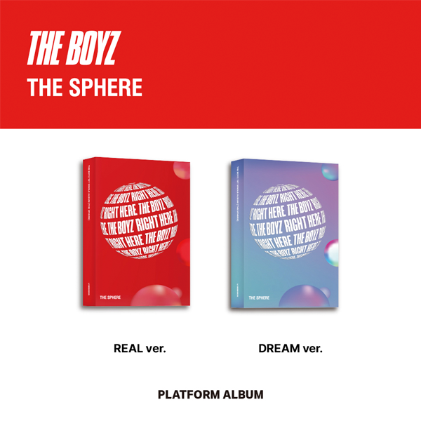[全款 裸专][2CD 套装] THE BOYZ - 单曲1辑 [THE SPHERE] (Platform Ver.) (REAL ver. + DREAM Ver.)_金泳勋吧_YoungHoonBar
