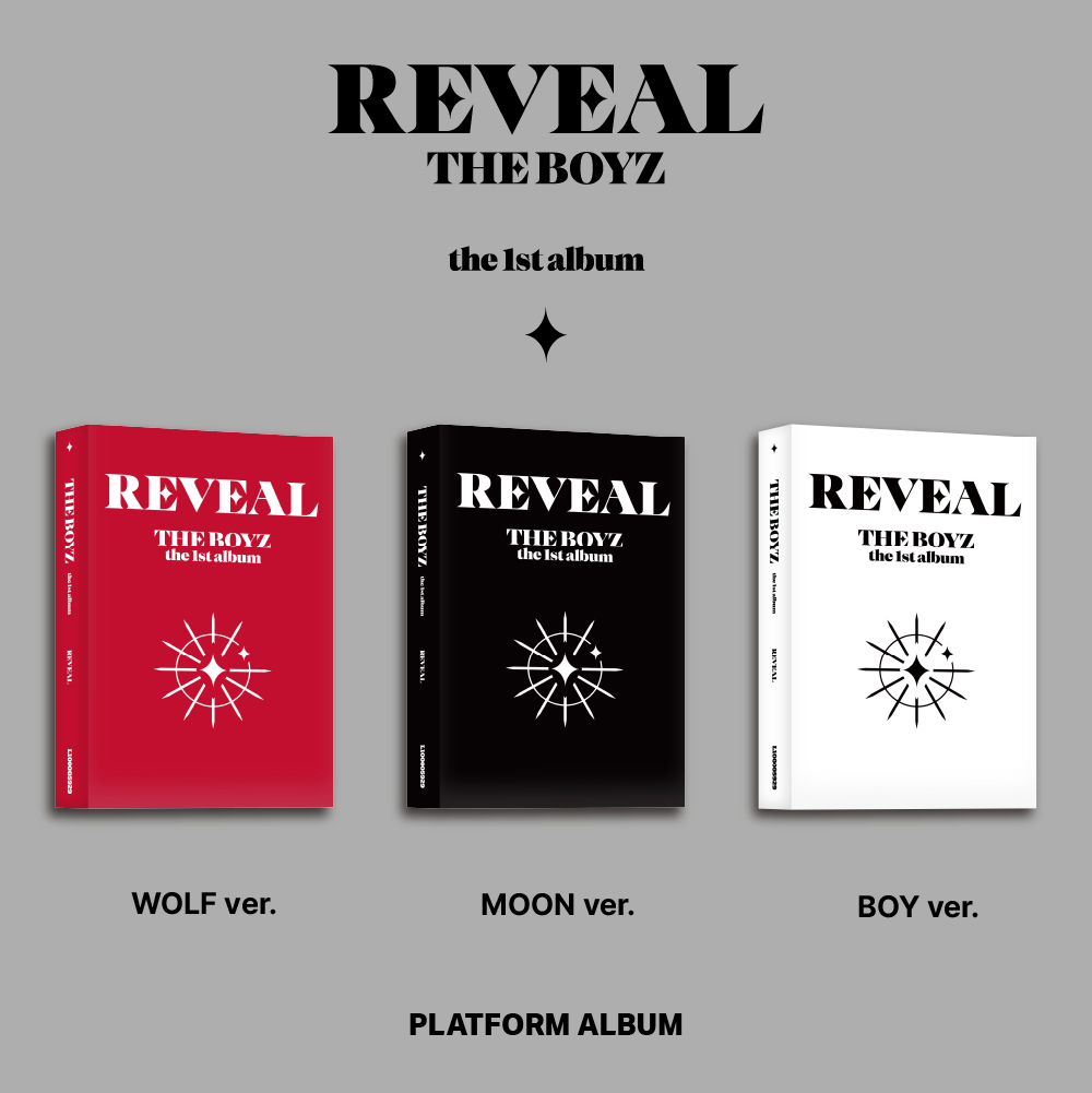 [全款 裸专] [3CD 套装] THE BOYZ - 正规1辑 [REVEAL] (Platform Ver.) (WOLF Ver. + MOON Ver. + BOY Ver.)_BBreath_李柱延个站