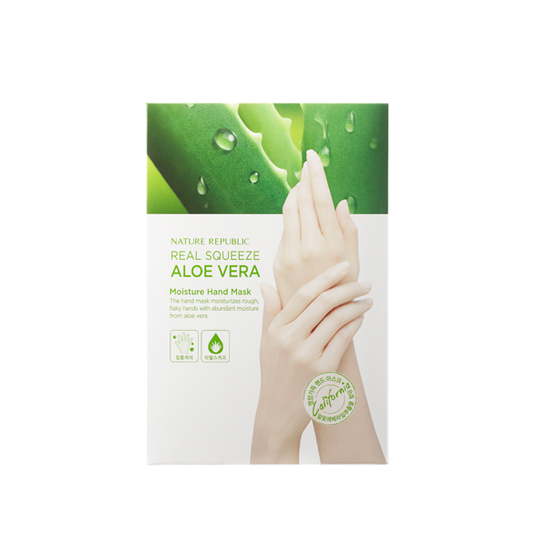 [临期产品] REAL SQUEEZE ALOE VERA MOISTURE HAND MASK 真实芦荟滋润手膜