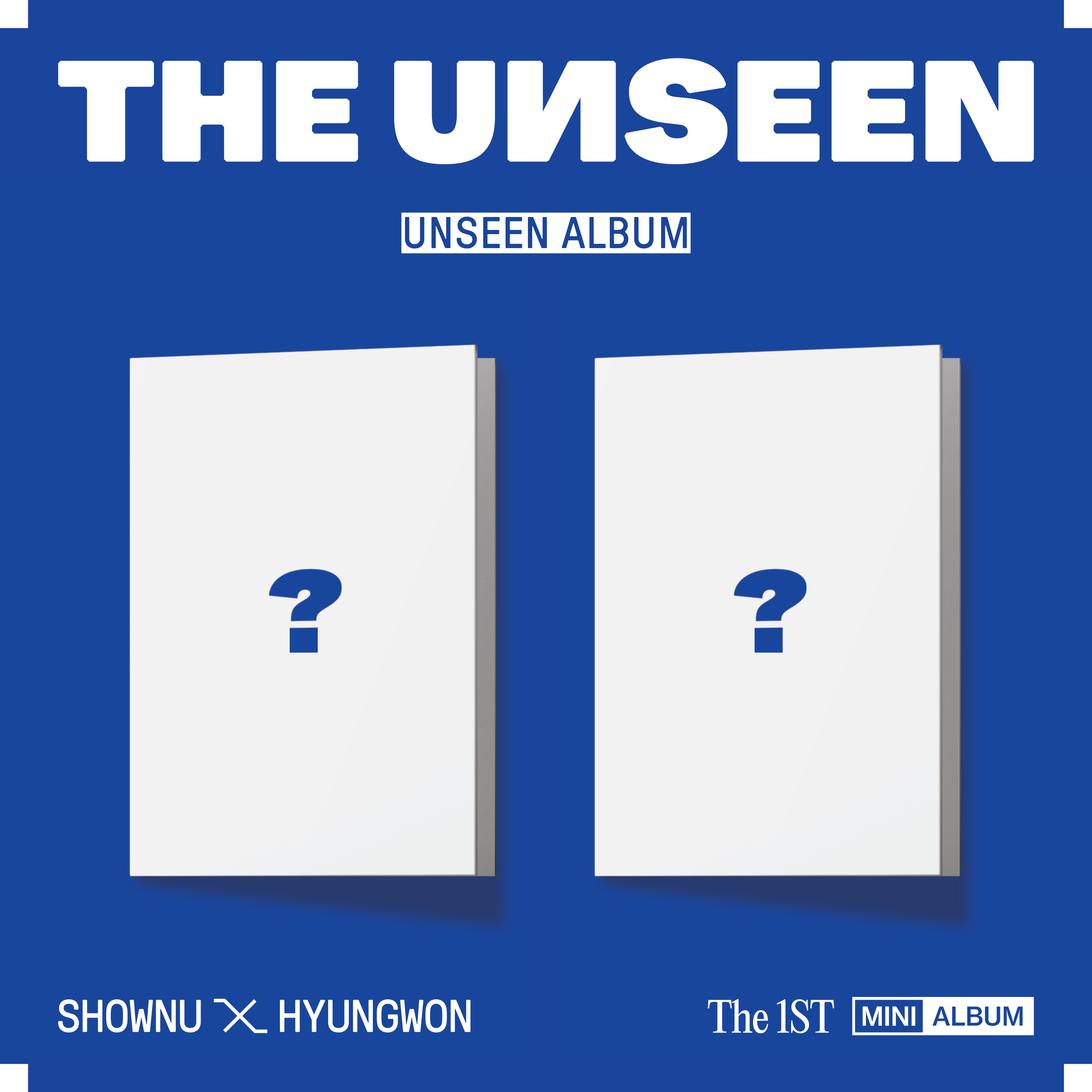 SHOWNU X HYUNGWON - The 1st Mini Album [THE UNSEEN] (UNSEEN ALBUM) (UNSEEN Ver.) (Limited Edition)