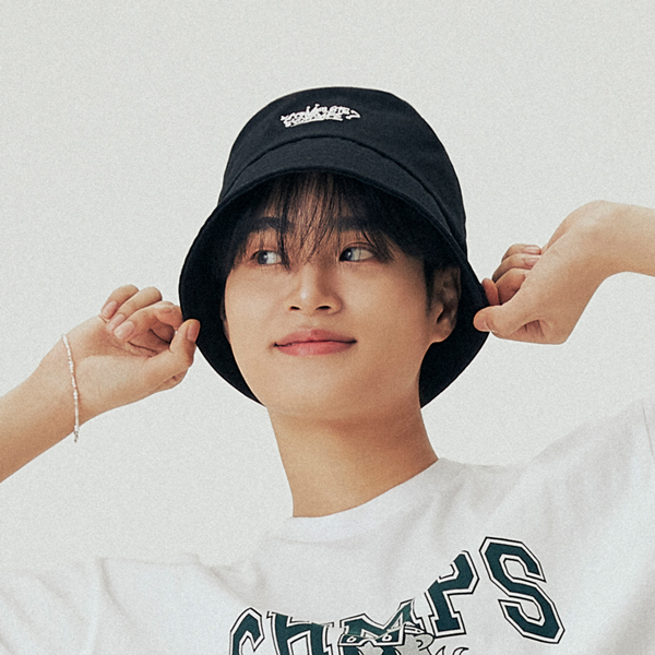 [AB6IX 禮物] AB6 GRAFFITI BASIC BUCKET HAT [BLACK] [F]