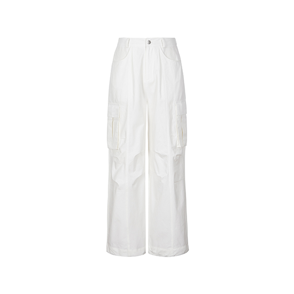 [全款] [BORNCHAMPS] AB6 cargo cotton pants [CREAM] 