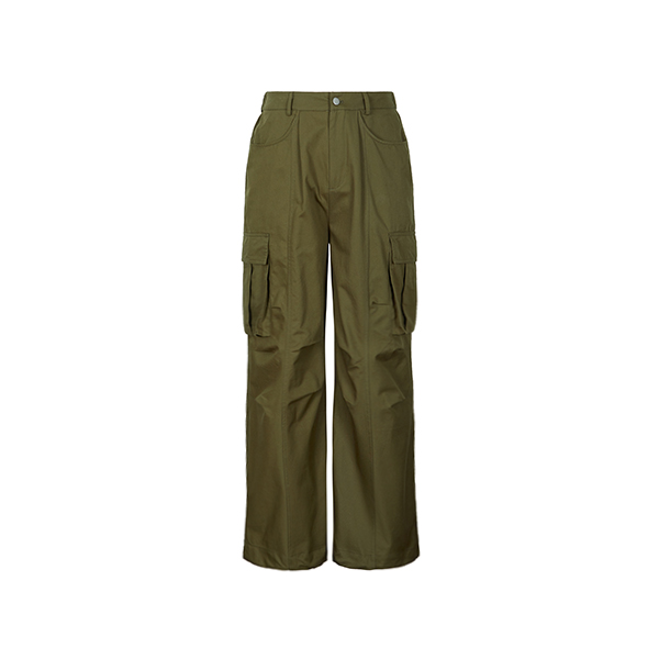 [AB6IX Gift + ABBI PIN BADGE] AB6 cargo cotton pants [KHAKI] [1]