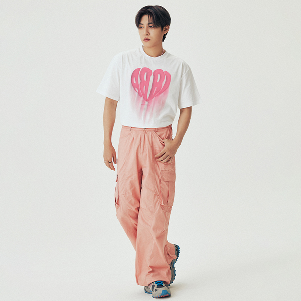 [全款] [BORNCHAMPS] AB6 cargo cotton pants [PINK]