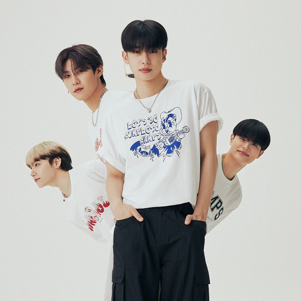 [AB6IX 禮物] ab6ix character tee DONG HYUN  [WHITE] [F]