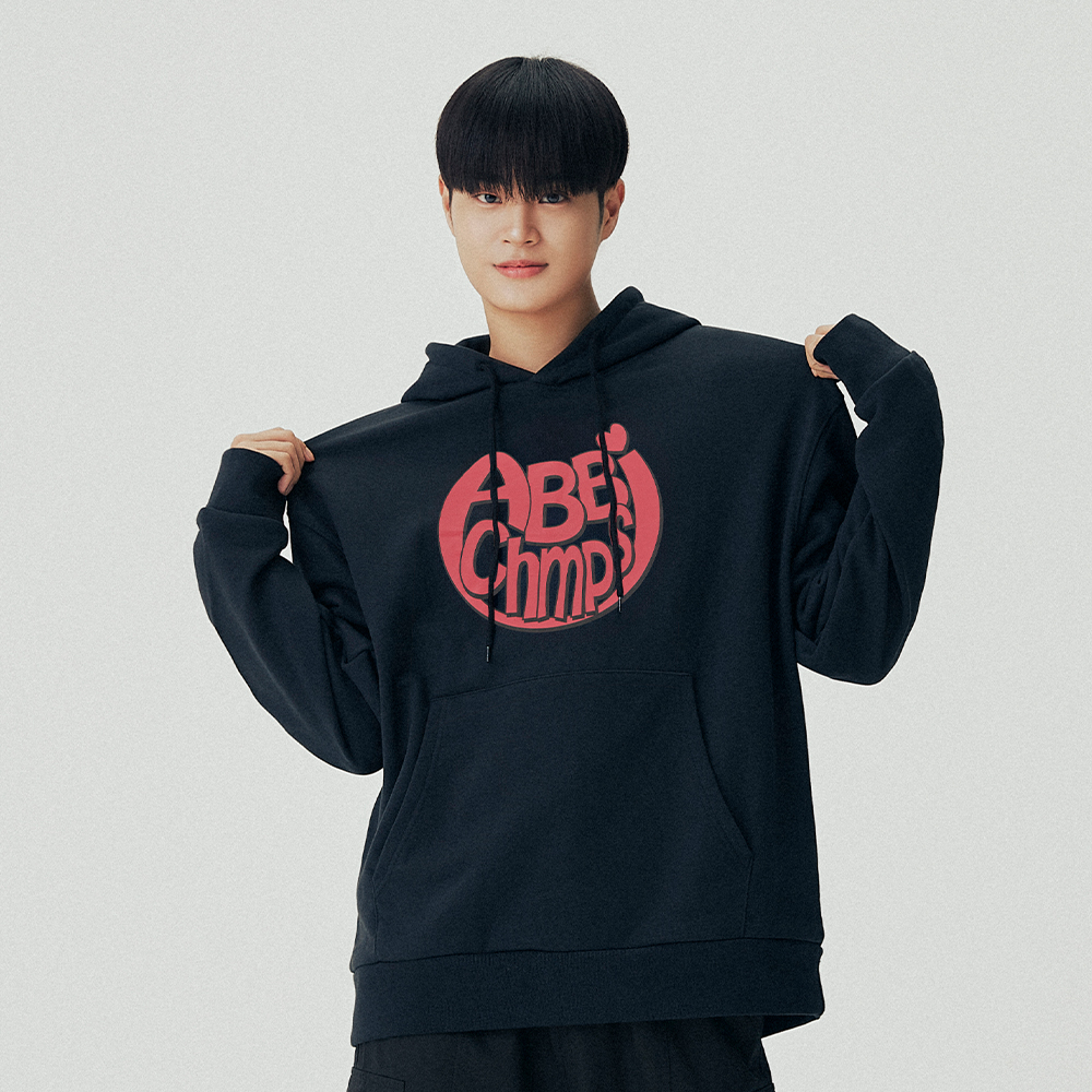 [AB6IX 禮物] ABBI CHMPS LOGO HOODIE [BLACK] [1]