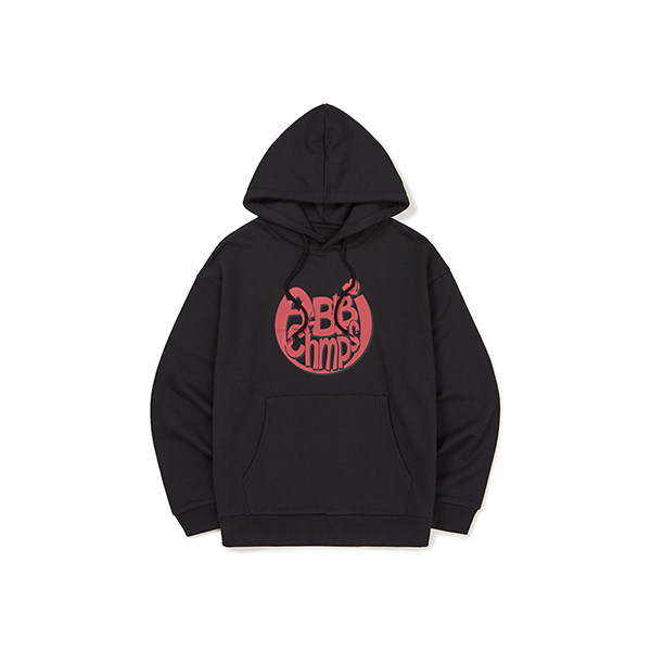 [AB6IX 贈り物] ABBI CHMPS LOGO HOODIE [BLACK] [1]