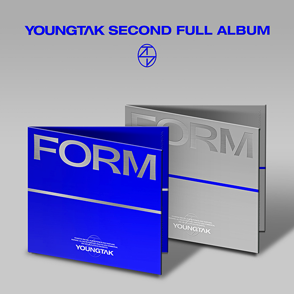 [全款 裸专][2CD 套装] YOUNGTAK - 正规2辑 [FORM] (BLUE ver. + GRAY ver.)_Youngtak刚刚好