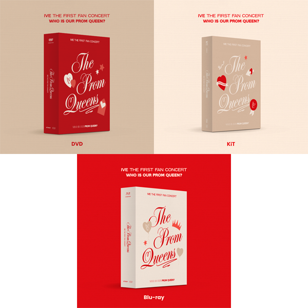 [全款] [Ktown4u Special Gift] [套装] IVE - IVE THE FIRST FAN CONCERT [The Prom Queens] DVD + KIT VIDEO + Blu-ray _大福工作日记