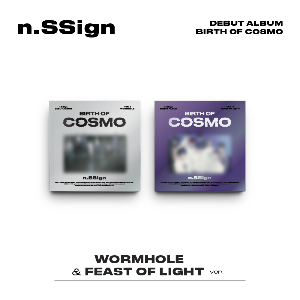 [全款 裸专] n.SSign - DEBUT ALBUM [BIRTH OF COSMO] (随机版本)_Nssign散粉团