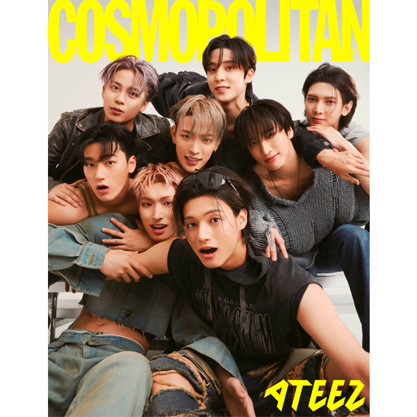 COSMOPOLITAN 2023.08 A TYPE (Cover : ATEEZ / Content : ATEEZ 30p, NewJeans HAERIN 9p, OH MY GIRL 10p, STAYC 8p, BBGIRLS 8p)