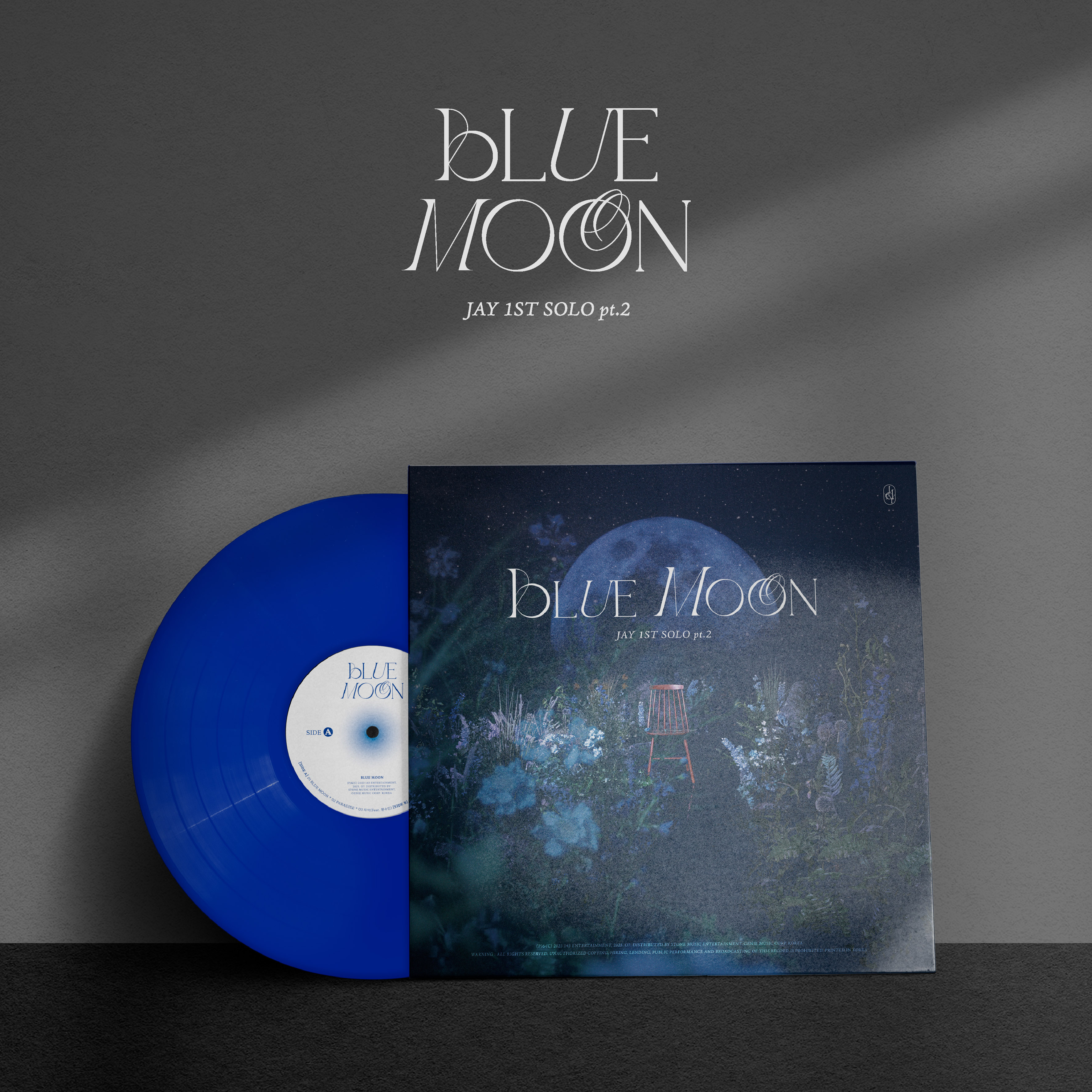 [全款 裸专] JAY - 1ST SOLO pt.2 [BLUE MOON] (LP)_DISCOVERY-金振焕发现号个站