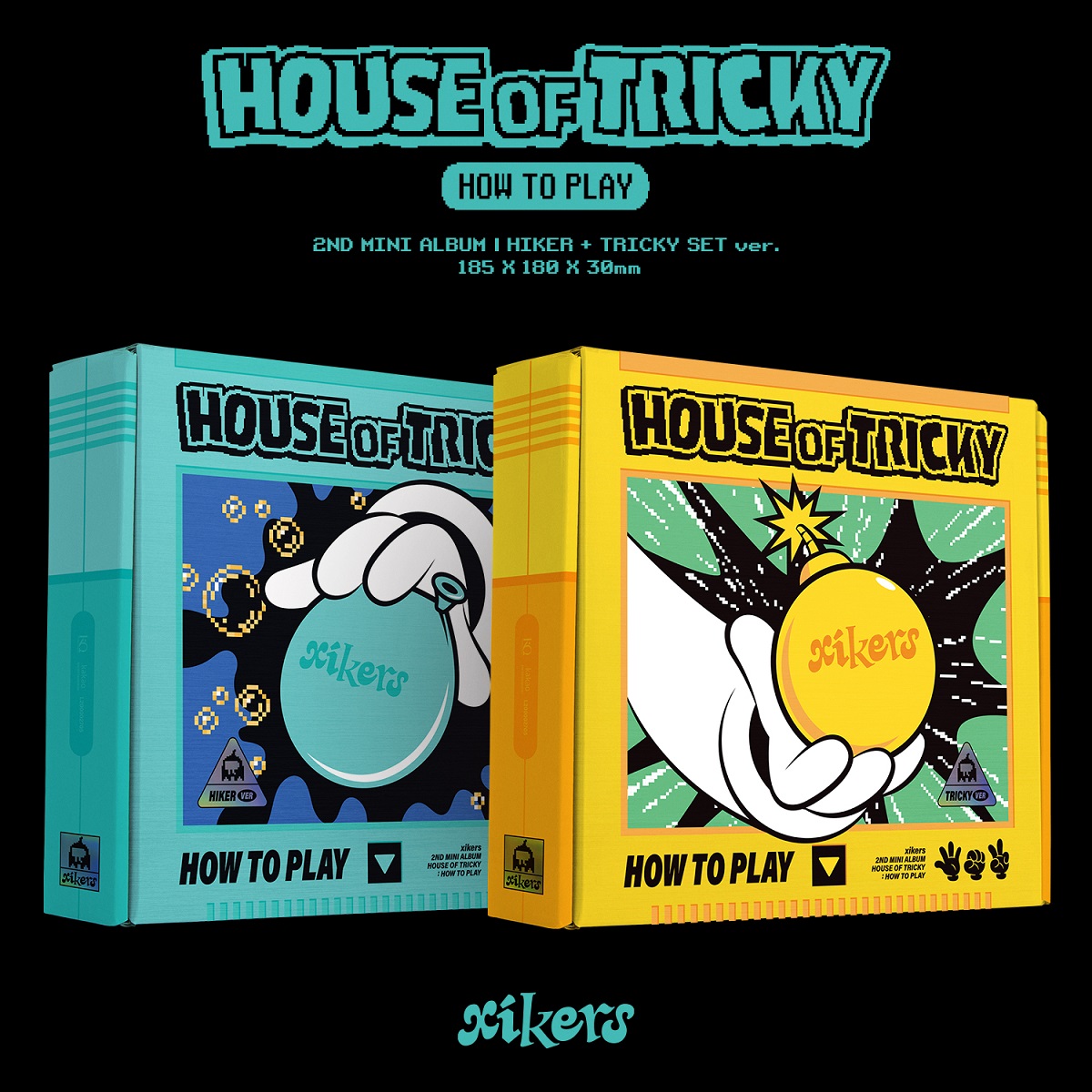 [2CD SET] xikers - 2ND MINI ALBUM [HOUSE OF TRICKY : HOW TO PLAY] (HIKER Ver. + TRICKY Ver.)