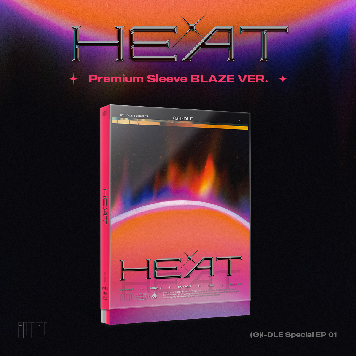 [全款 裸专] (G)I-DLE - Special Album [HEAT] (BLAZE VER.)_三站联合