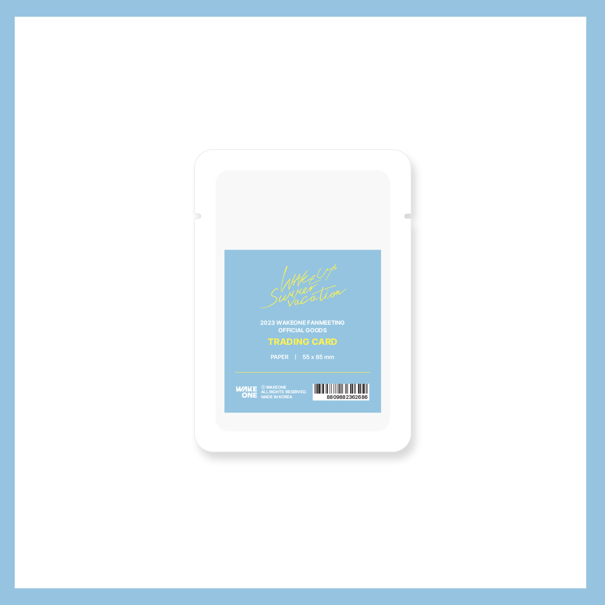 WAKEONE - TRADING CARD 2023 WAKEONE FANMEETING [WAKE UP : Summer vacation]