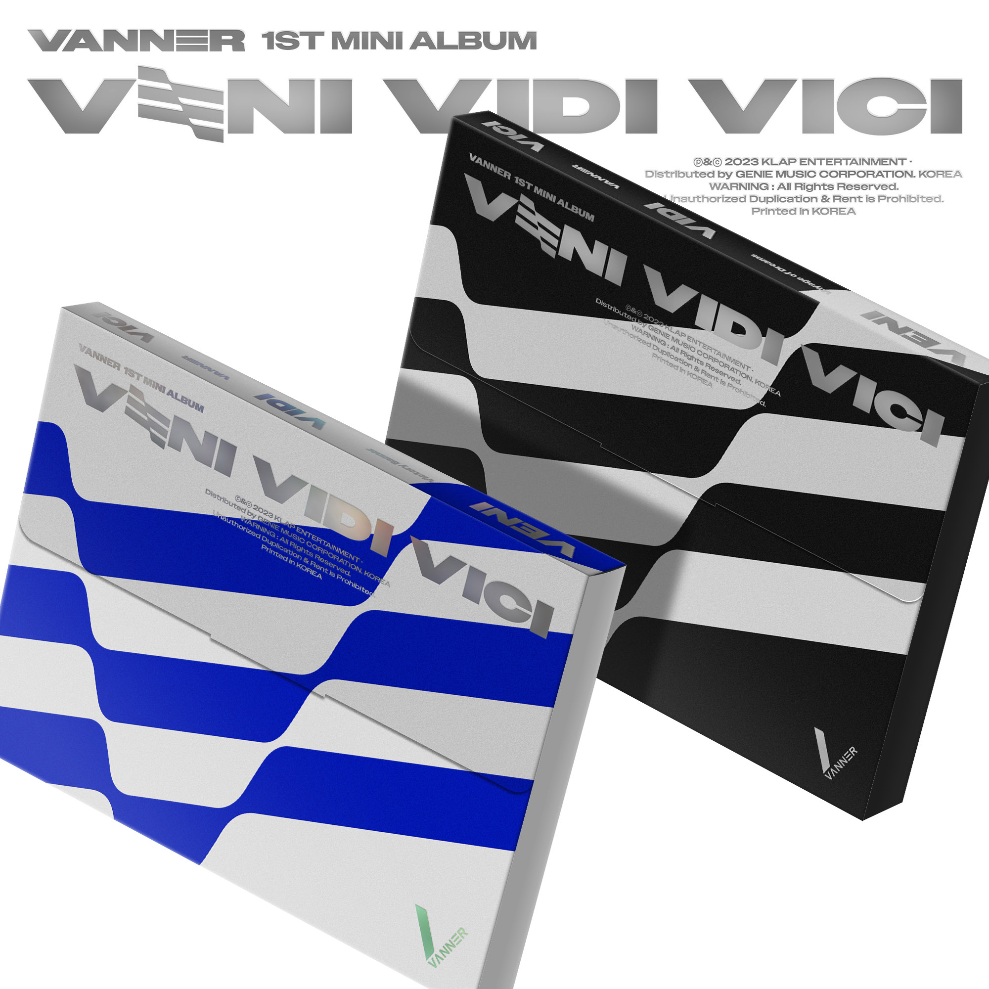 [全款 裸专 第二批(截止至8.27早7点)] [2CD 套装] VANNER - 迷你1辑 [VENI VIDI VICI] (Victory Banner Ver. + Voyage of Dreams Ver.)_VANNER四站联合