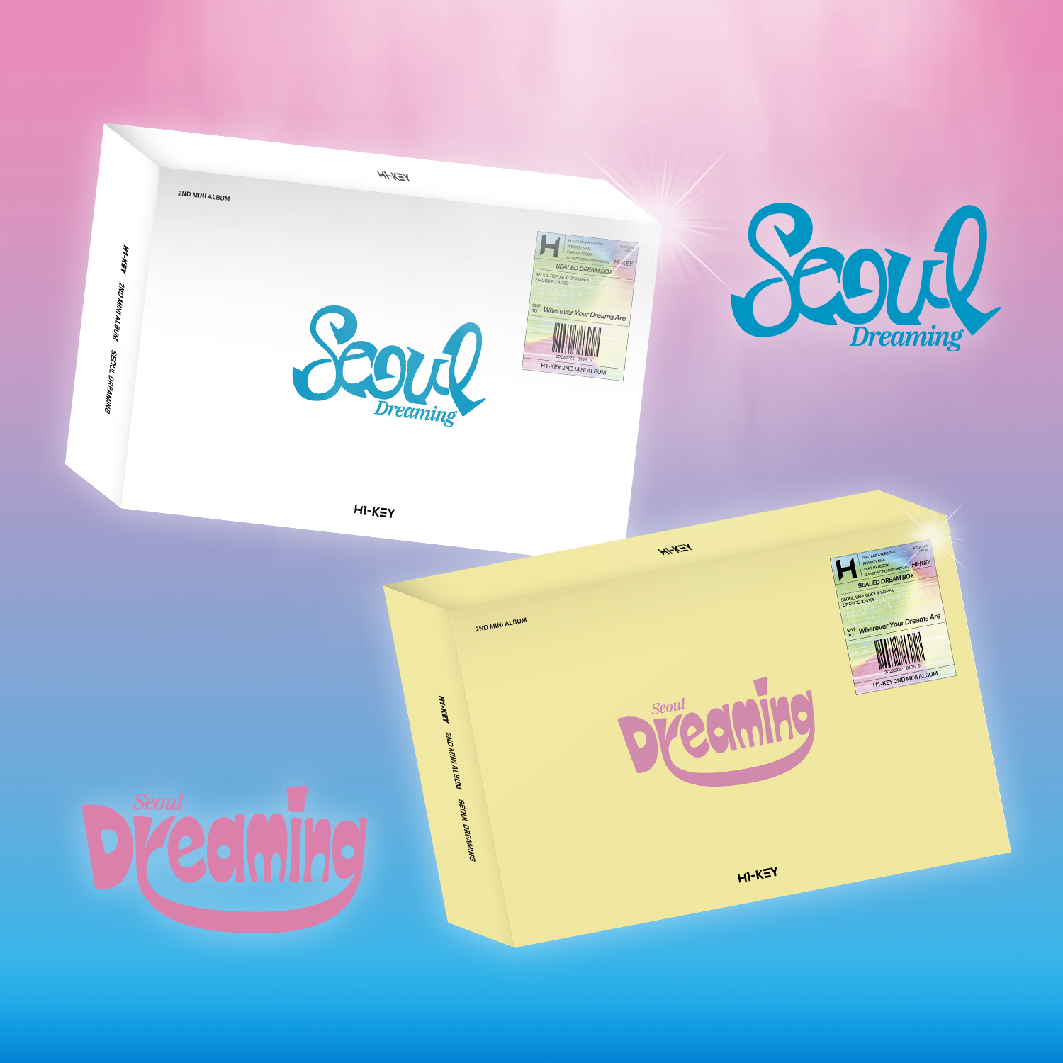 [Video Call Sign Event] [2CD SET] H1-KEY - 2nd Mini Album [Seoul Dreaming] (Seoul Ver. + Dreaming Ver.)