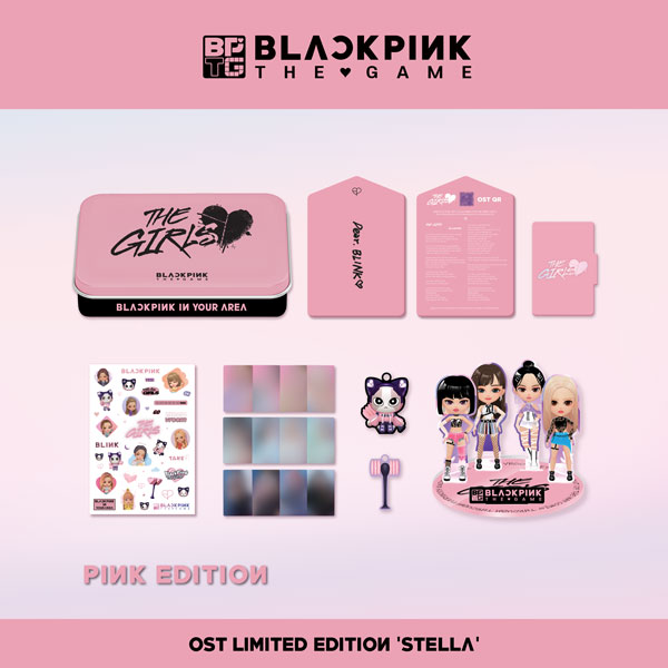 BLACKPINK - 블랙핑크 더 게임 OST [THE GIRLS] Stella Pink ver. (LIMITED EDITION)