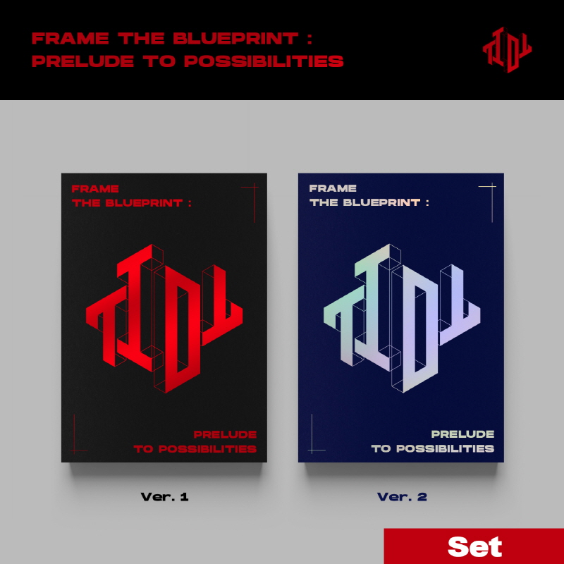 [全款 裸专] [Ktown4u Special Gift] [2CD SET] TIOT - [Frame the Blueprint : Prelude to Possibilities] (Ver. 1 + Ver.2)_TIOT散粉团购