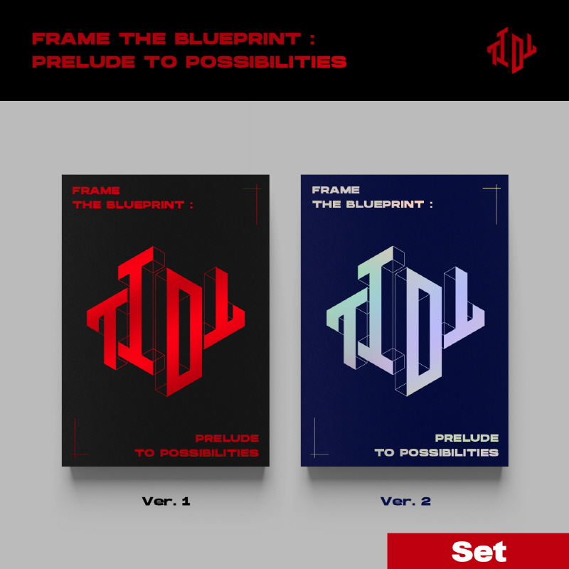 [全款 裸专 第二批(截止至9.3早7点)]  [2CD SET] TIOT - [Frame the Blueprint : Prelude to Possibilities] (Ver. 1 + Ver.2)_TIOT散粉团购