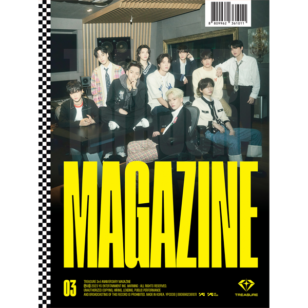 [全款] [Ktown4u Special Gift] TREASURE - 3rd ANNIVERSARY MAGAZINE_苏庭焕桃气站