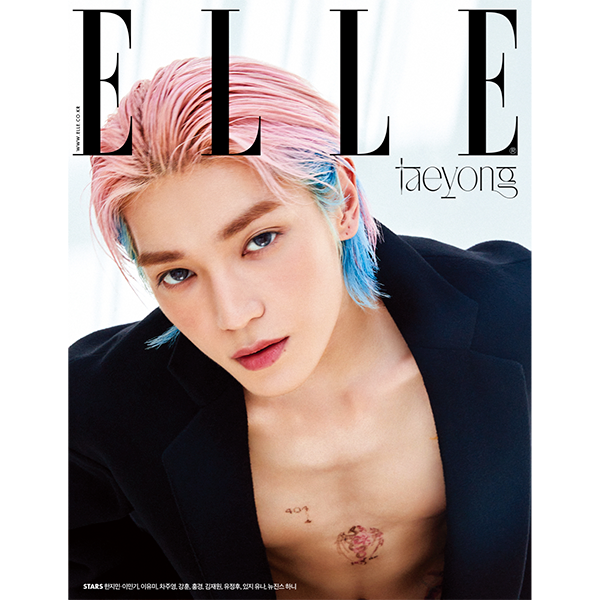 【韩国杂志】 ELLE 2023.09 B Type (封面 : TAEYONG / 内页 : TAEYONG 16p, YUNA 10p, HANNI 10p, Han Ji Min & Lee Min Ki 12p, Lee You Mi 8p)