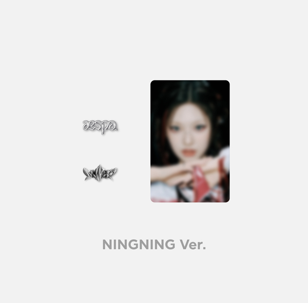 aespa_NINGNING_LOGO  BADGE_MY WORLD
