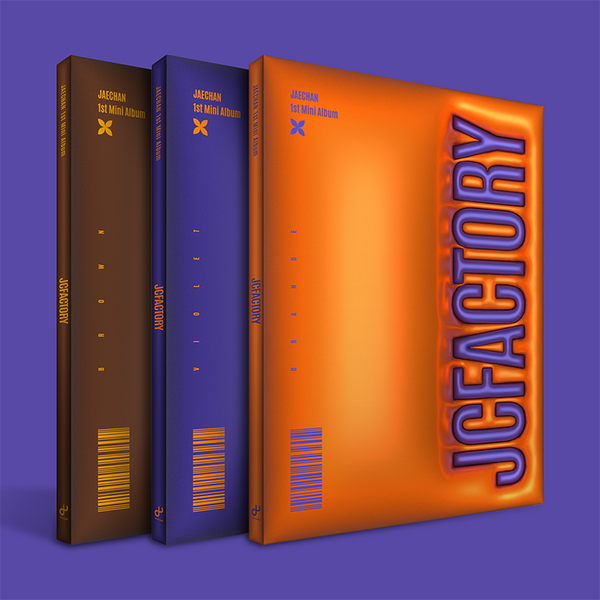 [3CD SET] JAECHAN - 1st Mini Album [JCFACTORY] (ORANGE Ver. + VIOLET ver. + BROWN ver.)