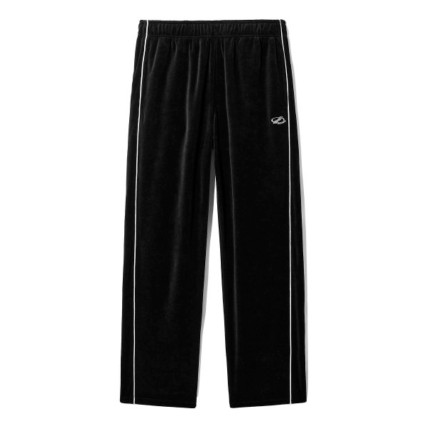 [GROOVERHYME] VELVET SEMI WIDE SET UP PANTS