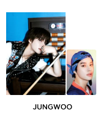 NCT 127_JUNGWOO_POSTCARD + HOLOGRAM PHOTO CARD SET