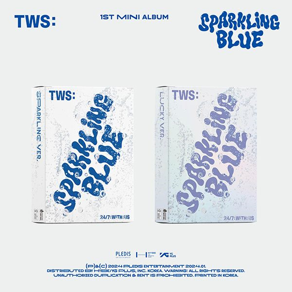[拆卡专 特典卡指定道勋] [Ktown4u特典赠送] TWS - 1st Mini Album [Sparkling Blue] (Random Ver.)_金道勋_SweetOcean吧
